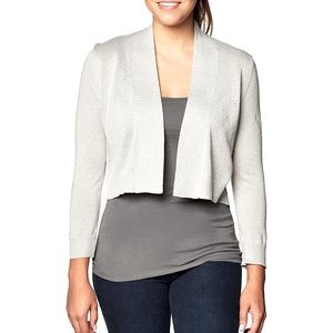 Calvin Klein medium silver cropped cardigan